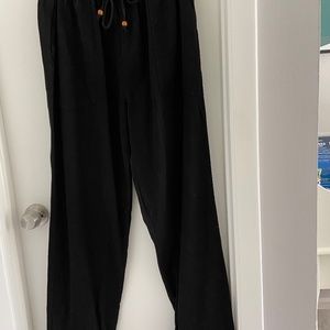 Black XXL Elastic Wait pants